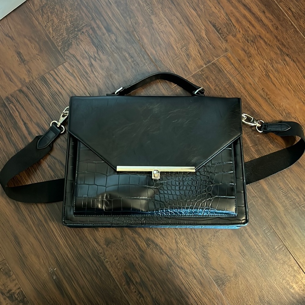Beis black laptop bag circa 2020